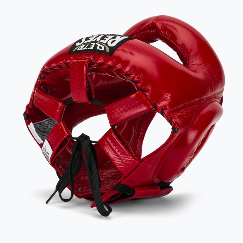 Шолом боксерський Cleto Reyes With Pointed Face Nylon Bar red 6