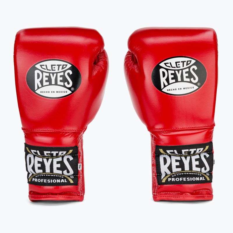 Боксерські рукавички Cleto Reyes Lace Up Sparring Sparring червоні 2