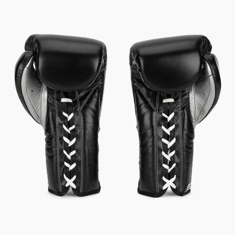 Рукавиці боксерські Cleto Reyes Traning Thumb black/silver 3