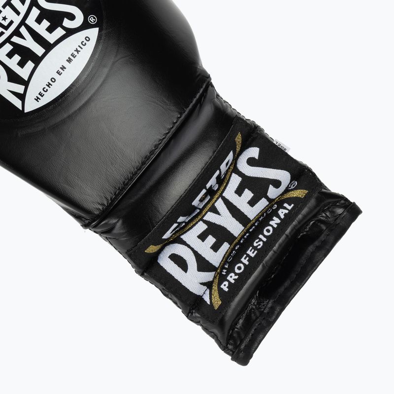 Рукавиці боксерські Cleto Reyes Traning Thumb black/silver 6