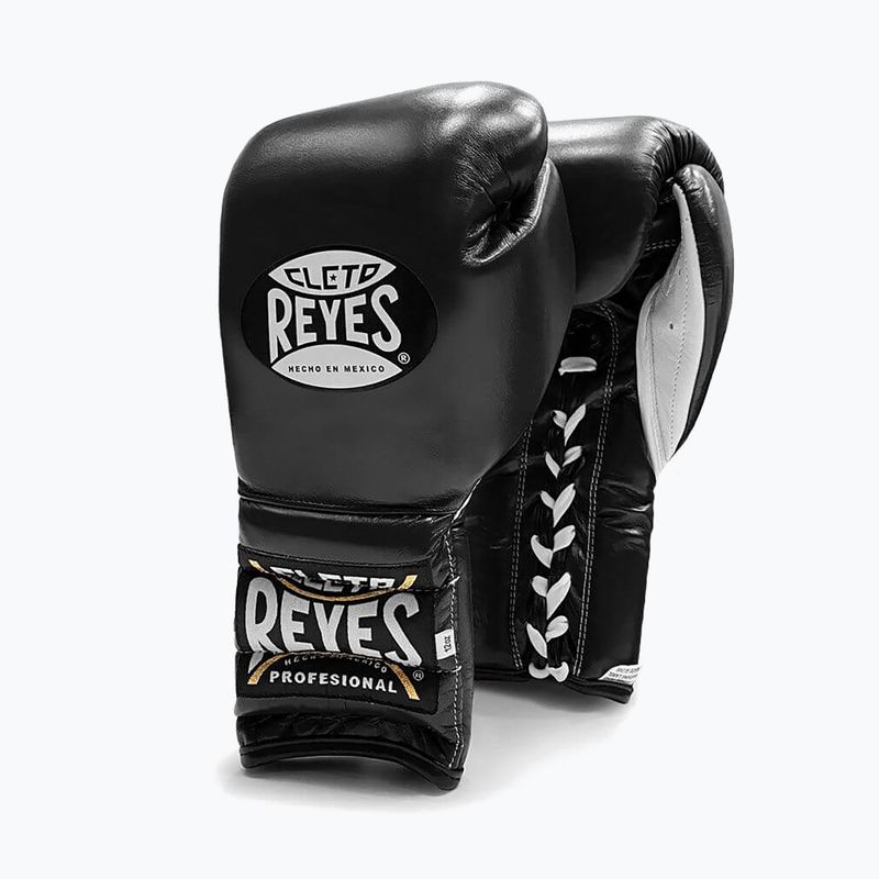 Рукавиці боксерські Cleto Reyes Lace Up Sparring black
