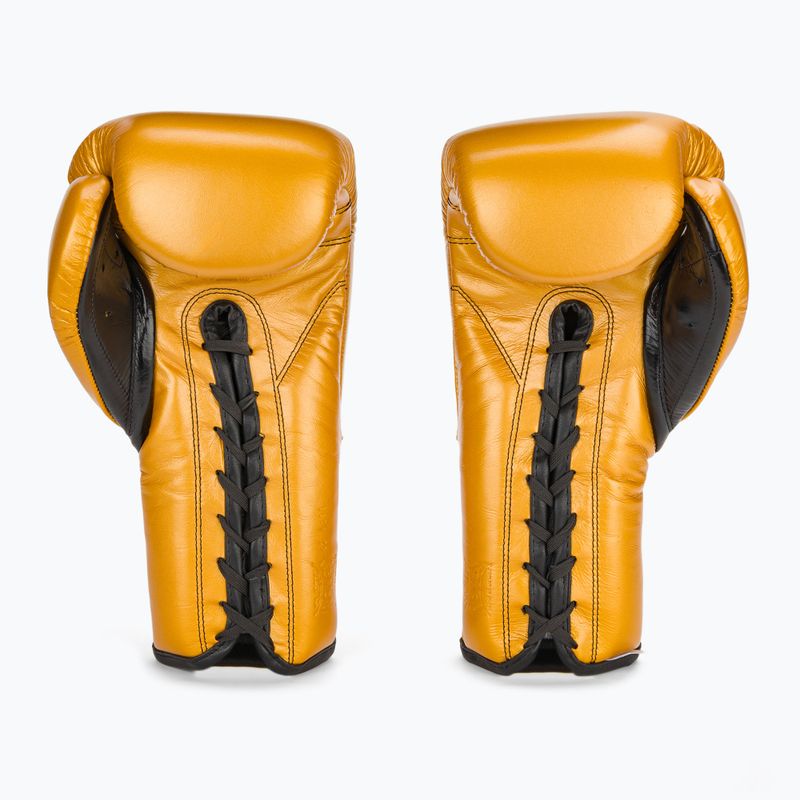Боксерські рукавички Cleto Reyes Lace Up Sparring Sparring золоті 3