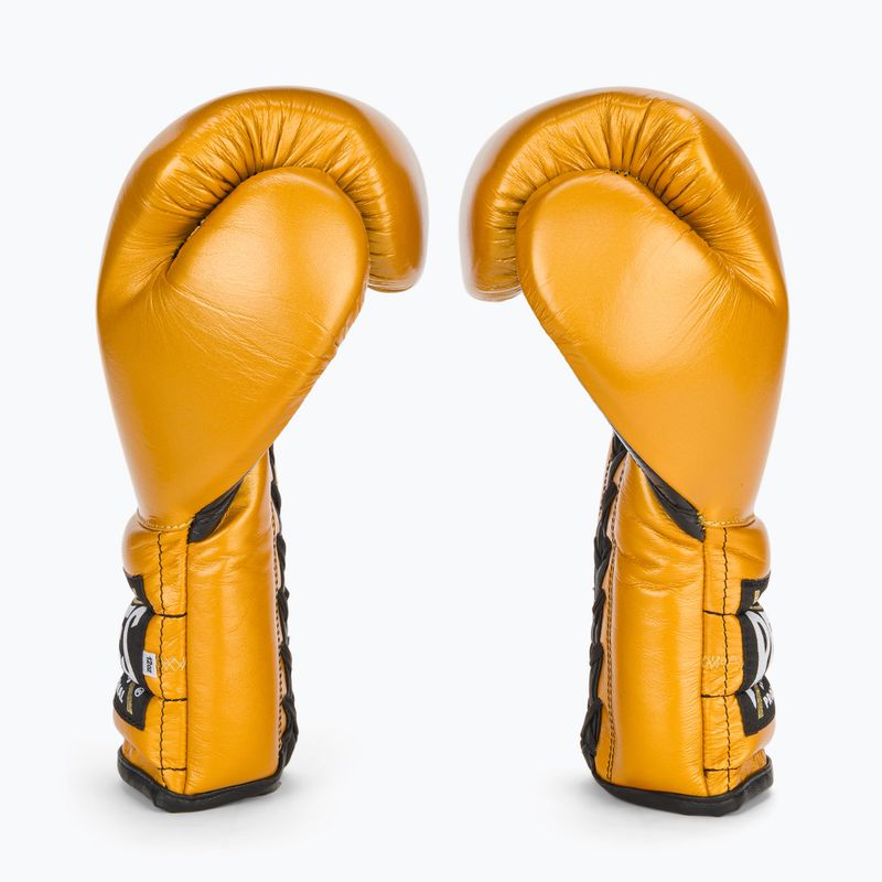 Боксерські рукавички Cleto Reyes Lace Up Sparring Sparring золоті 4