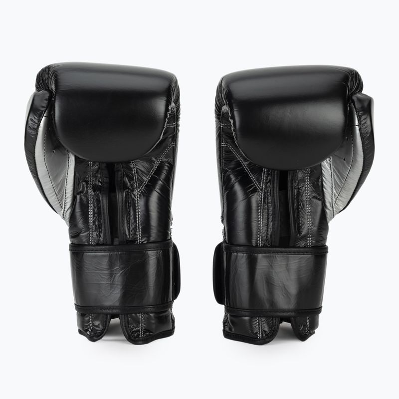 Боксерські рукавиці Cleto Reyes Velcro Sparring black silver 3