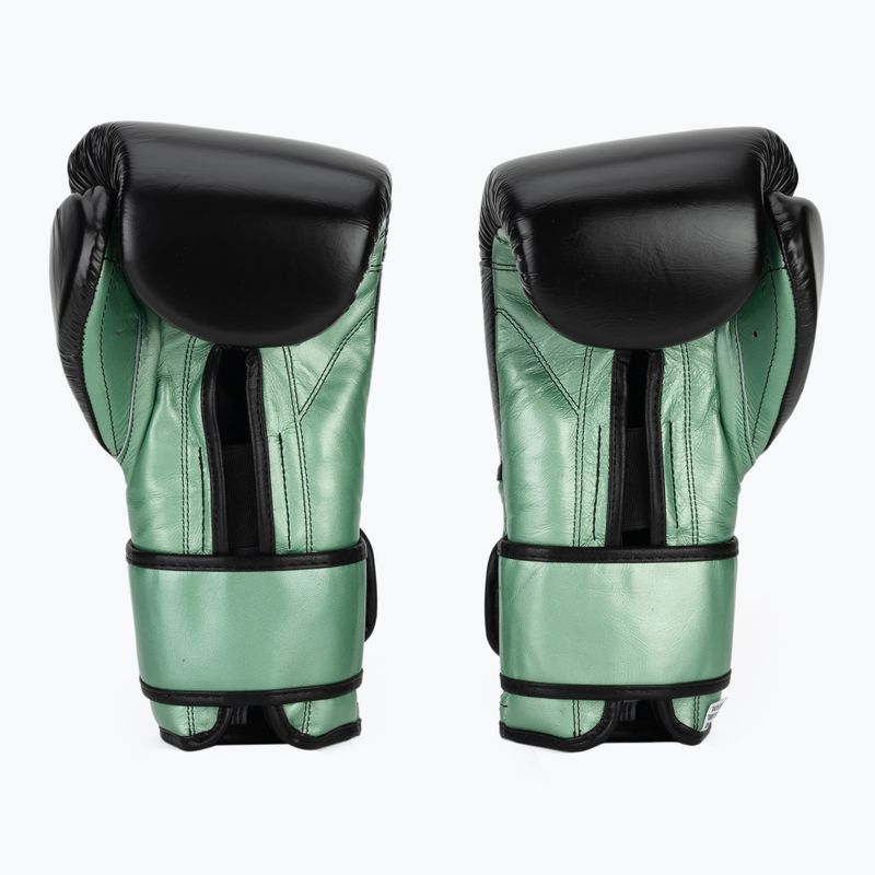 Рукавиці боксерські Cleto Reyes Boxing Gloves With Hook green metalic / black 3