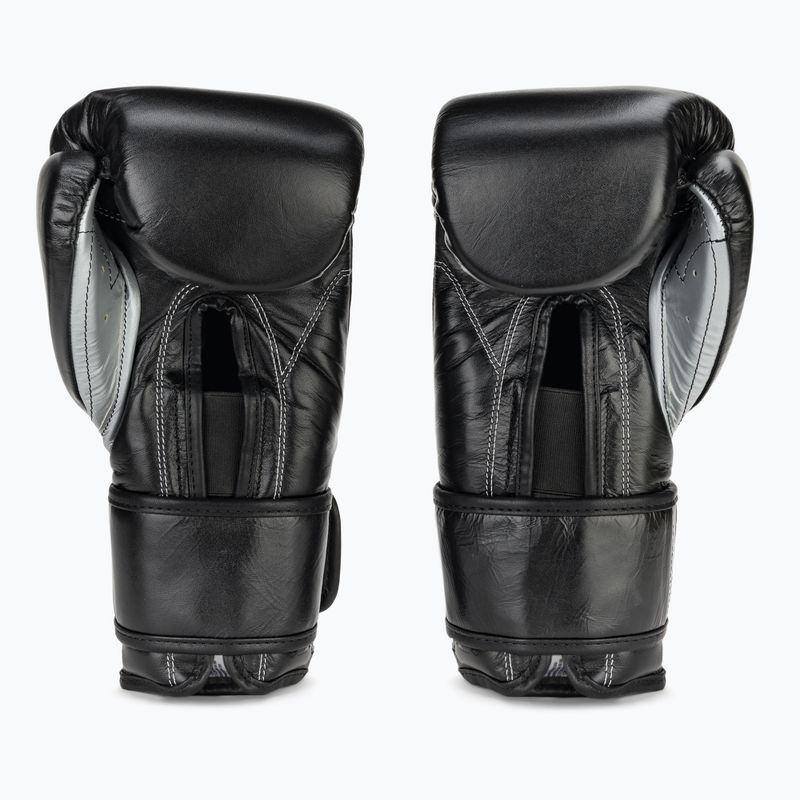 Боксерські рукавички Cleto Reyes Velcro Sparring чорні/сріблясті 3