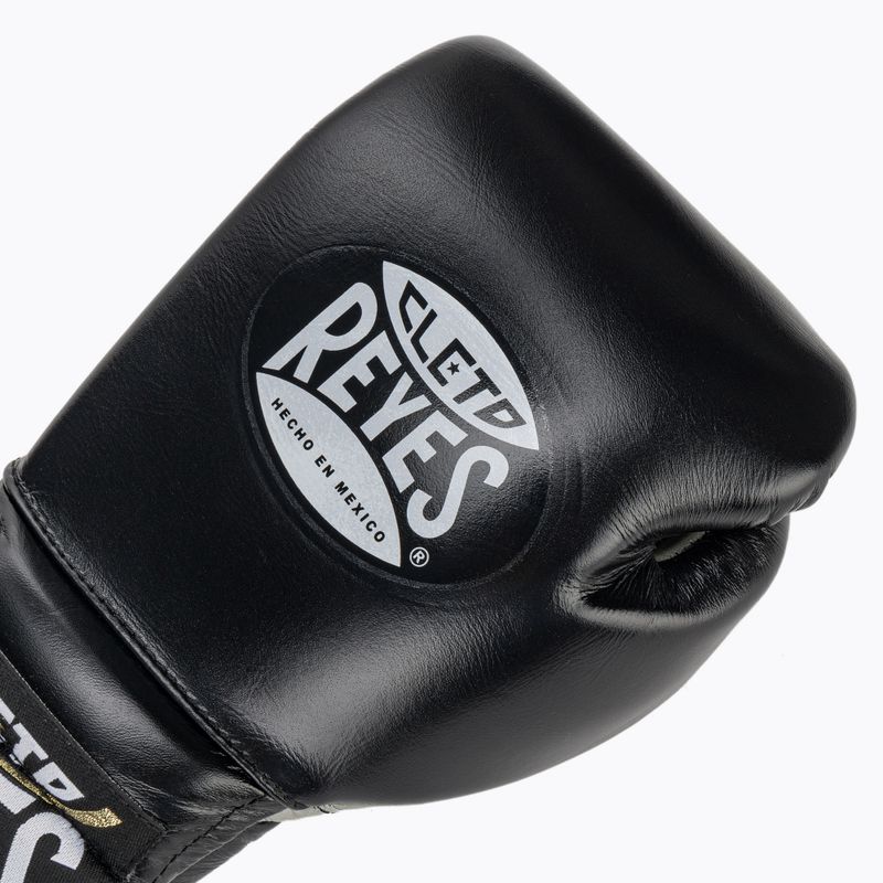 Рукавиці боксерські Cleto Reyes Lace Up Sparring black 5