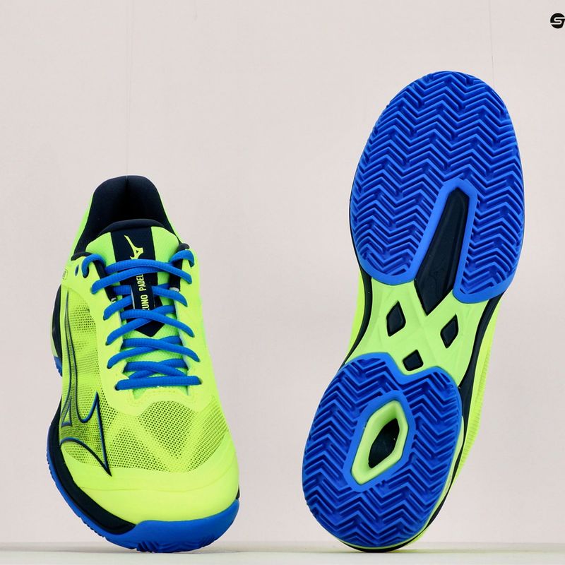 Кросівки для падл-тенісу чоловічі Mizuno Wave Exceed Lgtpadel жовте 61GB2222 16