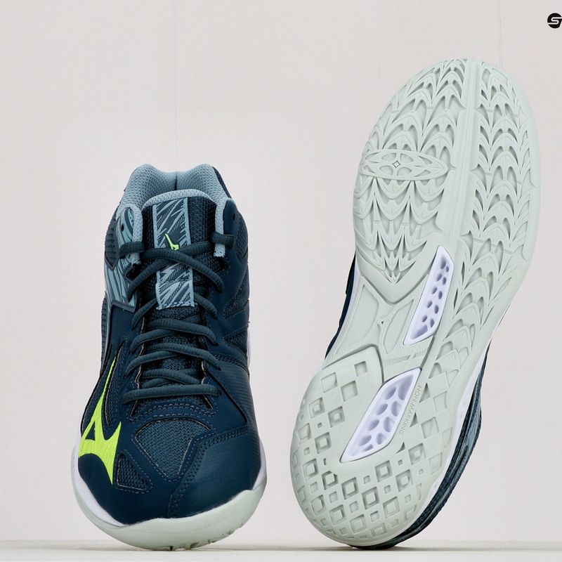 Кросівки волейбольні чоловічі Mizuno Thunder Blade 3 Mid блакитні V1GA217538 11