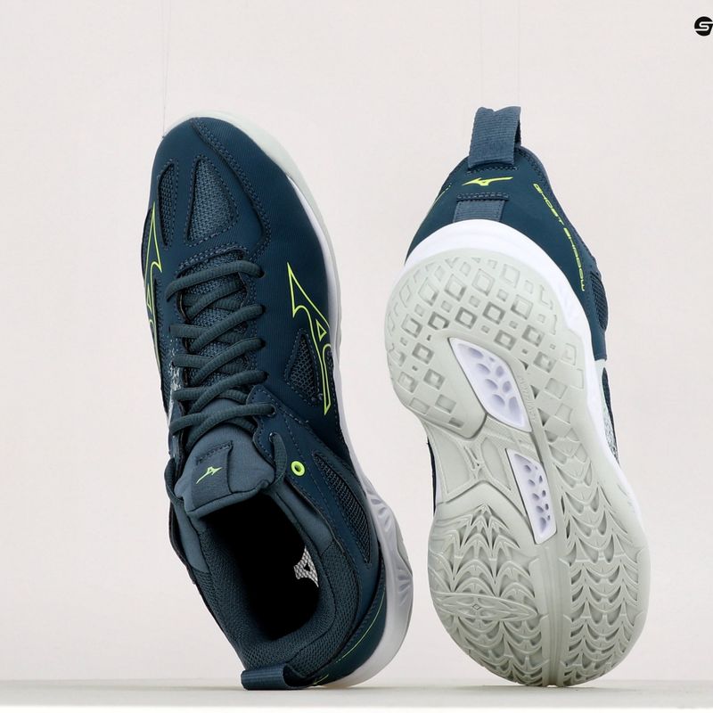Кросівки гандбольні чоловічі Mizuno Ghost Shadow зелене X1GA218038 13
