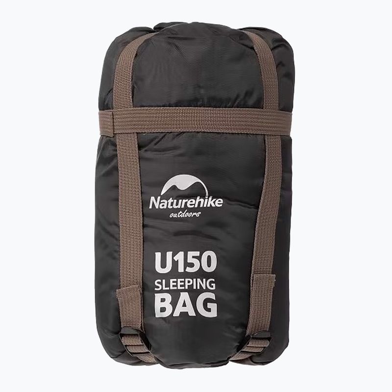 Спальник Naturehike U150 лівий кавовий 4