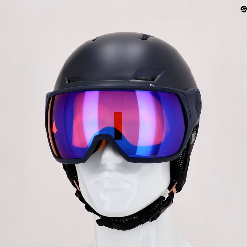 Шолом лижний жіночий Salomon Icon Lt Visor темно-синій L41199800 9