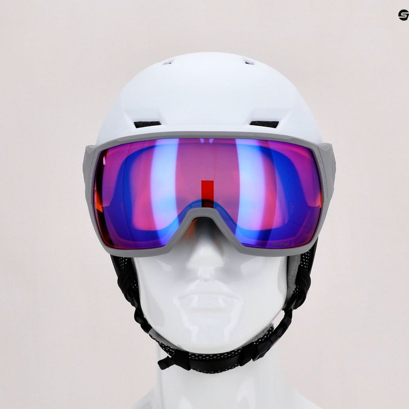 Шолом лижний жіночий  Salomon Icon Lt Visor білий L41199700 9