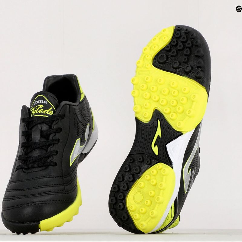 Футбольні бутси дитячі Joma Toledo TF чорні TOJW2201TF 22