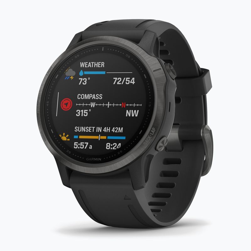 Годинник Garmin Fenix 6S Sapphire чорний 010-02159-25