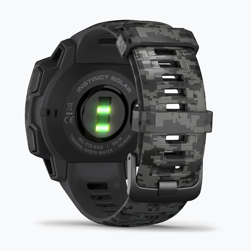 Годинник Garmin Instinct Solar Camo Edition чорний 010-02293-05 6