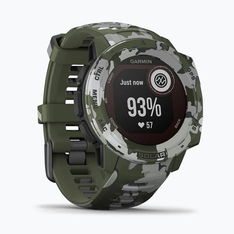 Годинник Garmin Instinct Solar Camo Edition зелений 010-02293-06 3