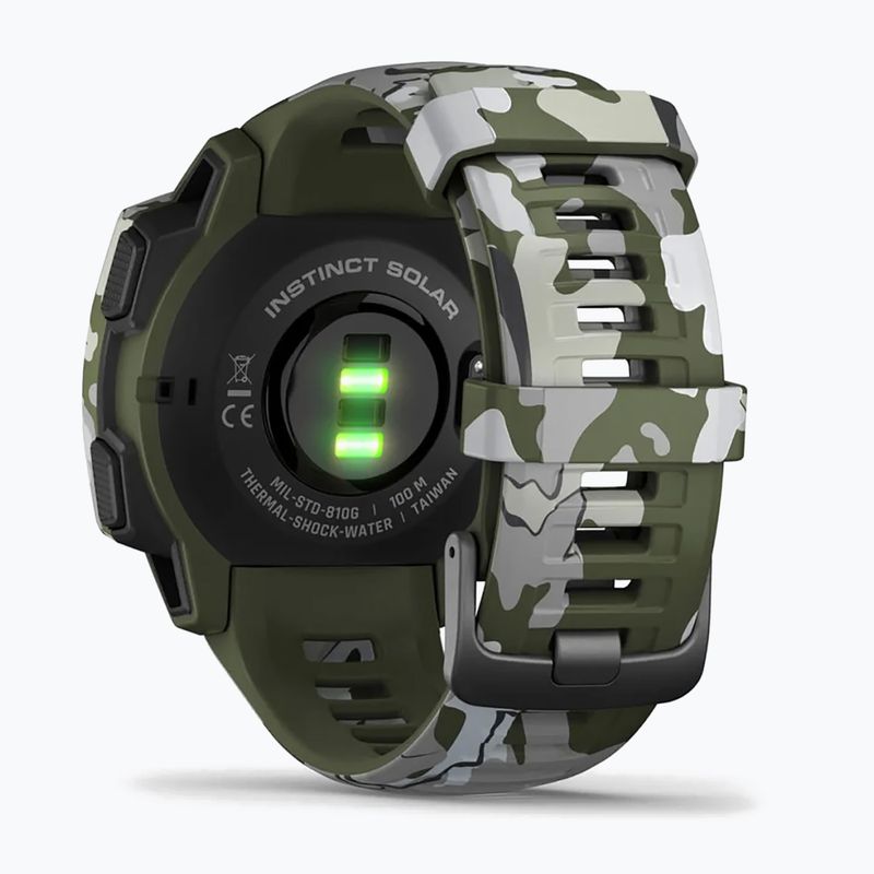 Годинник Garmin Instinct Solar Camo Edition зелений 010-02293-06 6