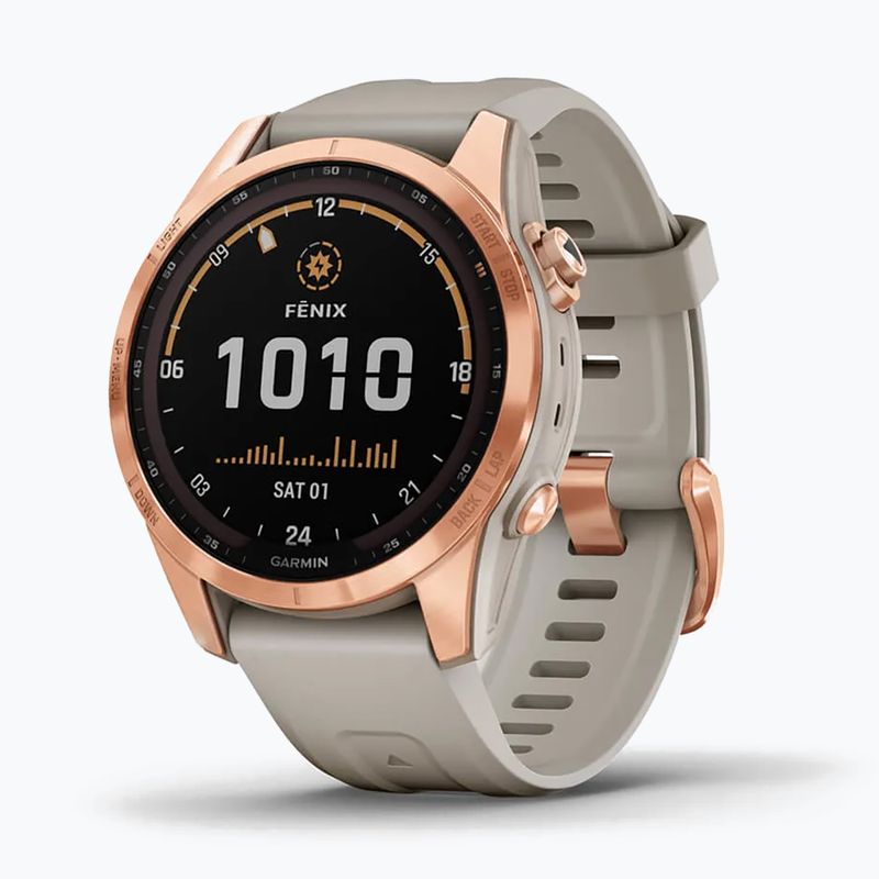 Годинник Garmin Fenix 7S Solar Hrm Elevate Ox пісочний 010-02539-11