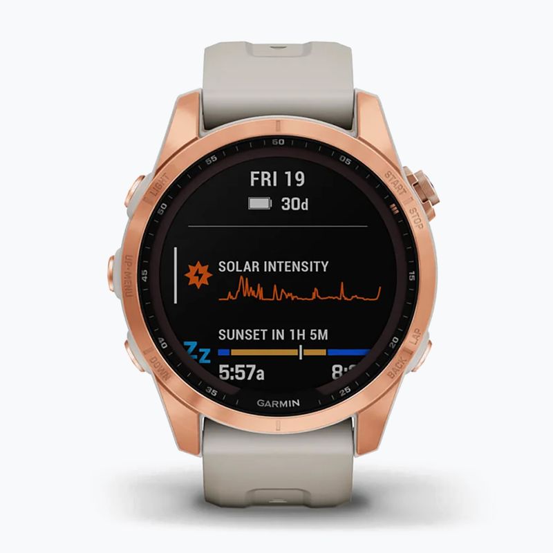 Годинник Garmin Fenix 7S Solar Hrm Elevate Ox пісочний 010-02539-11 2