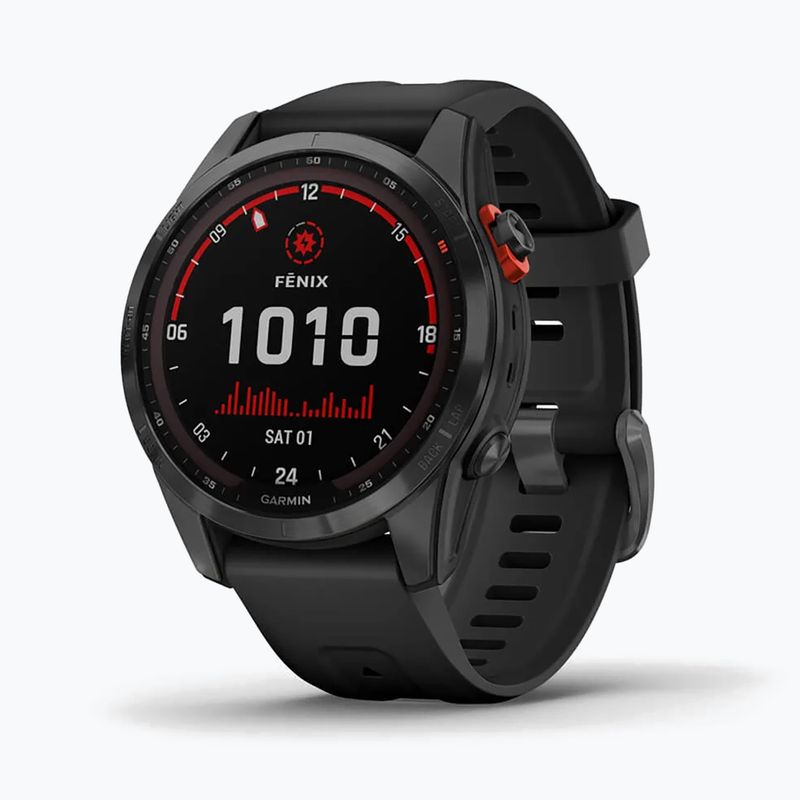 Годинник Garmin Fenix 7S Solar Hrm Elevate Ox сірий 010-02539-13