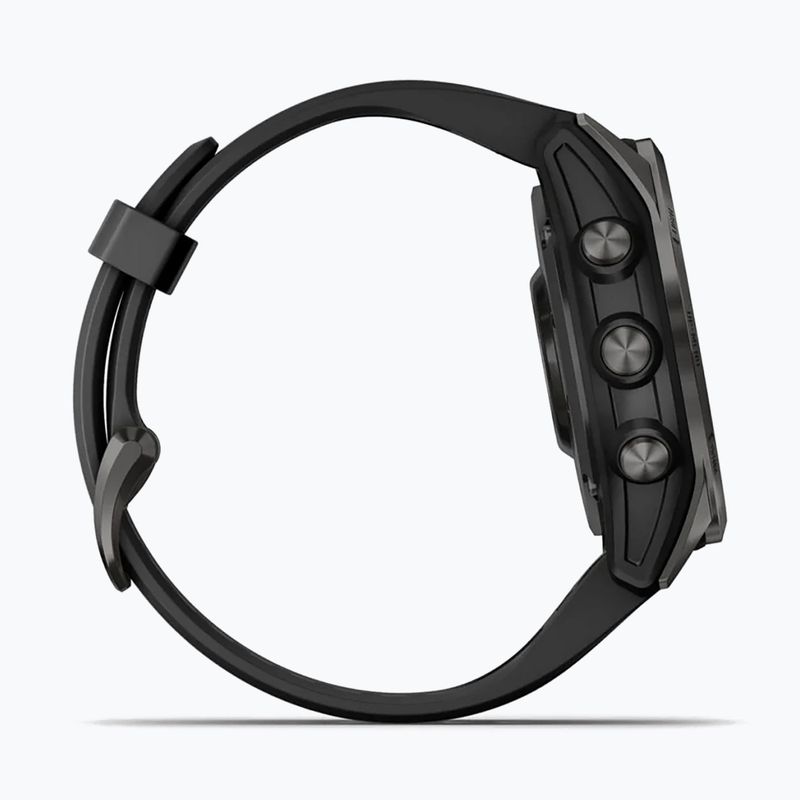 Годинник Garmin Fenix 7S Sapphire Solar Hrm Elevate Ox чорний 010-02539-25 4