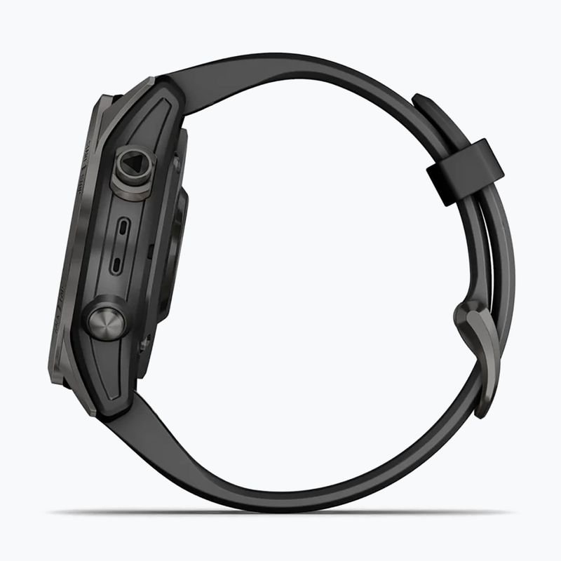 Годинник Garmin Fenix 7S Sapphire Solar Hrm Elevate Ox чорний 010-02539-25 5
