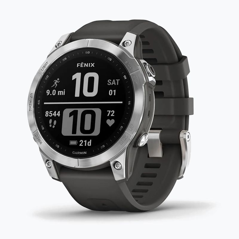 Годинник Garmin Fenix 7 Hrm Elevate Ox сріблястий 010-02540-01