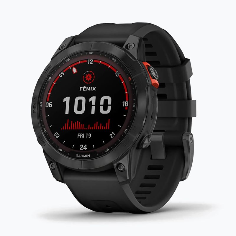 Годинник Garmin Fenix 7 Solar Hrm Elevate Ox чорний 010-02540-11