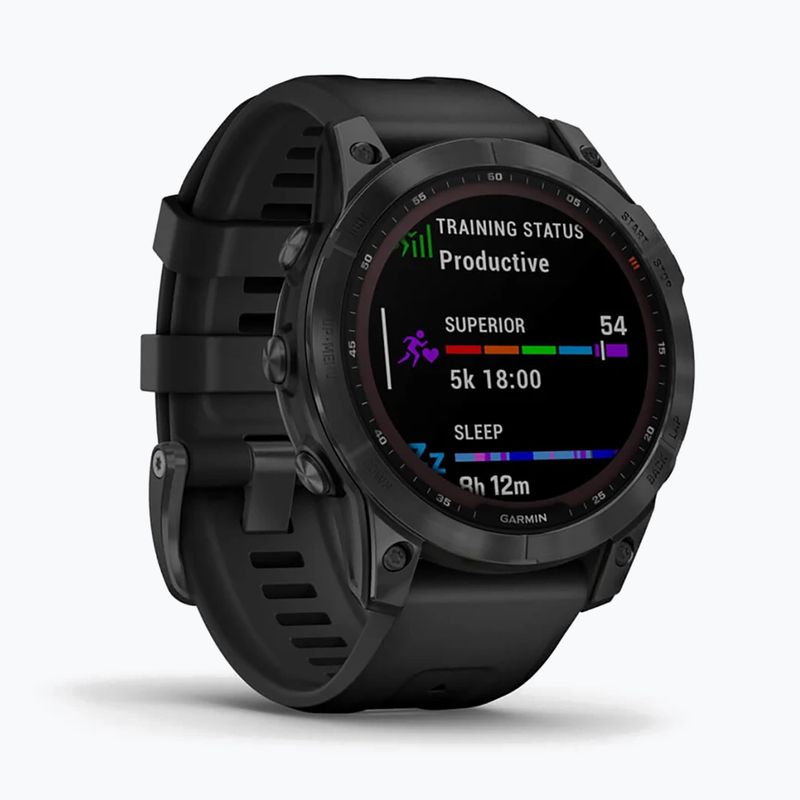 Годинник Garmin Fenix 7 Solar Hrm Elevate Ox чорний 010-02540-11 3