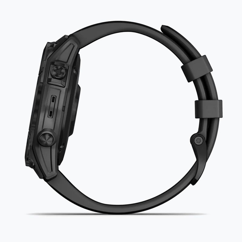 Годинник Garmin Fenix 7 Sapphire Solar Hrm Elevate Ox чорний 010-02540-35 5