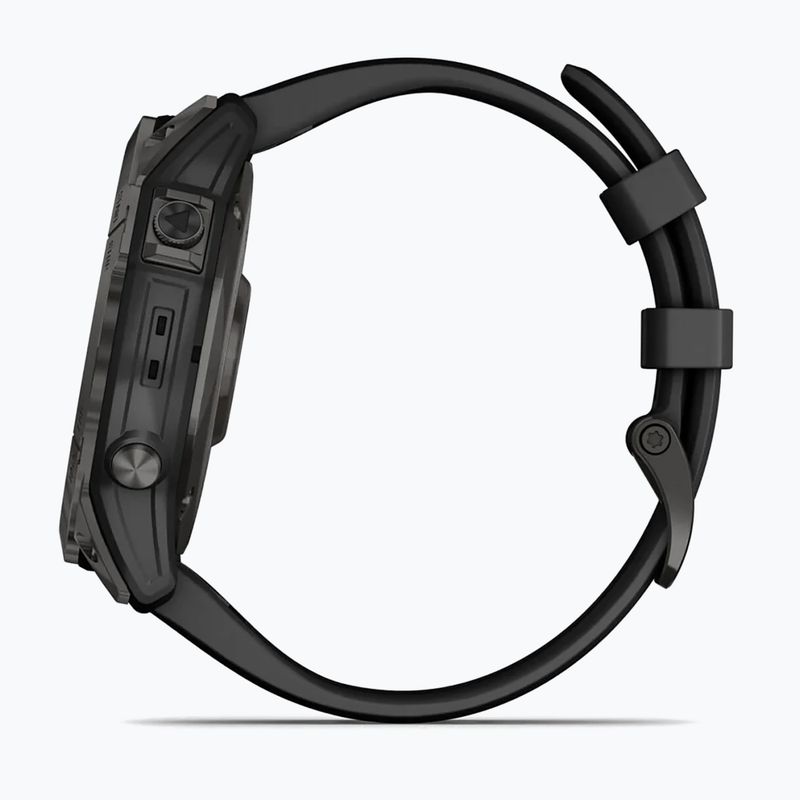 Годинник Garmin Fenix 7X Sapphire Solar Hrm Elevate Ox чорний 010-02541-11 5