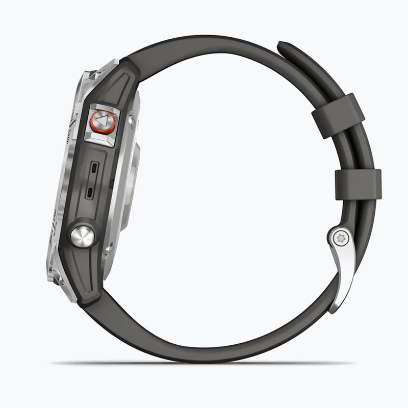 Годинник Garmin Epix 2 Hrm Elevate Ox сріблястий 010-02582-01 5