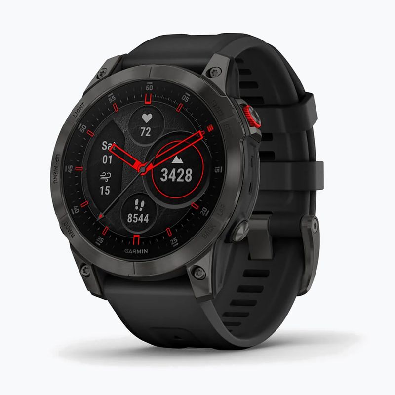 Годинник Garmin Epix 2 Sapphire HRM Elevate Ox чорний 010-02582-11