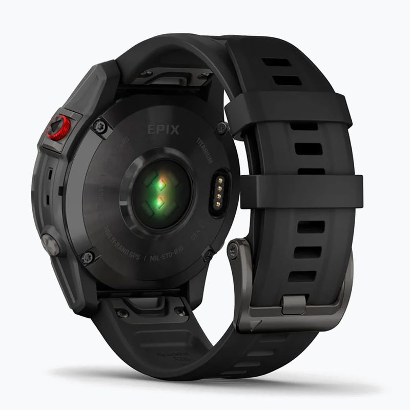 Годинник Garmin Epix 2 Sapphire HRM Elevate Ox чорний 010-02582-11 6