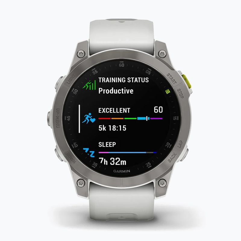 Годинник Garmin Epix 2 Sapphire HRM Elevate Ox білий 010-02582-21 2