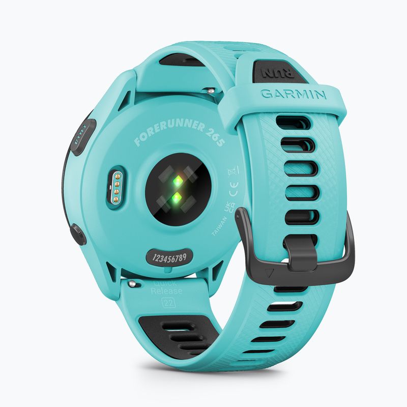 Годинник Garmin Forerunner 265 turquoise/black 4