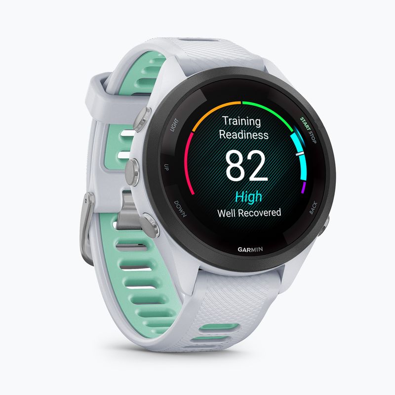 Годинник Garmin Forerunner 265S white neo tropic/mint 2