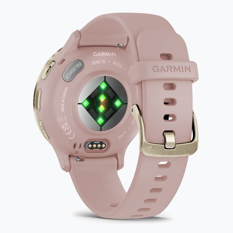 Годинник Garmin Venu 3S soft gold/dust rose 4