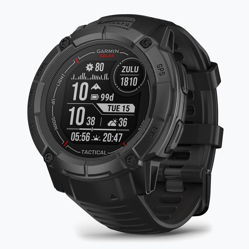 Годинник Garmin Instinct 2X Solar Tactical black 3