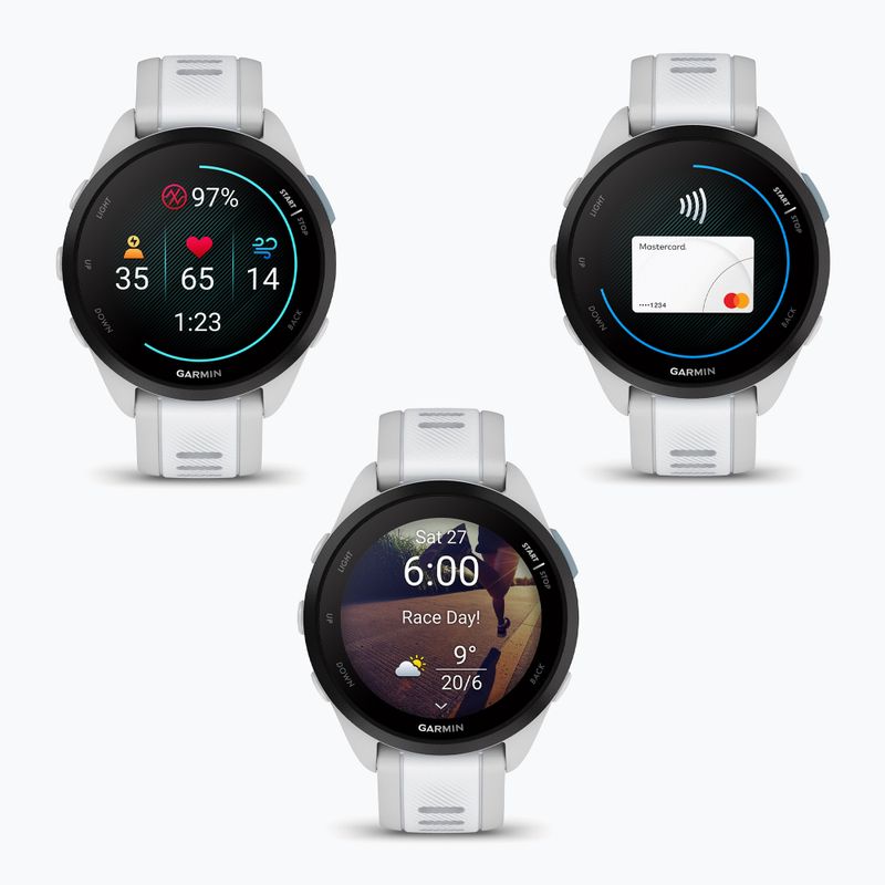 Годинник Garmin Forerunner 165 mist gray/whitestone 8