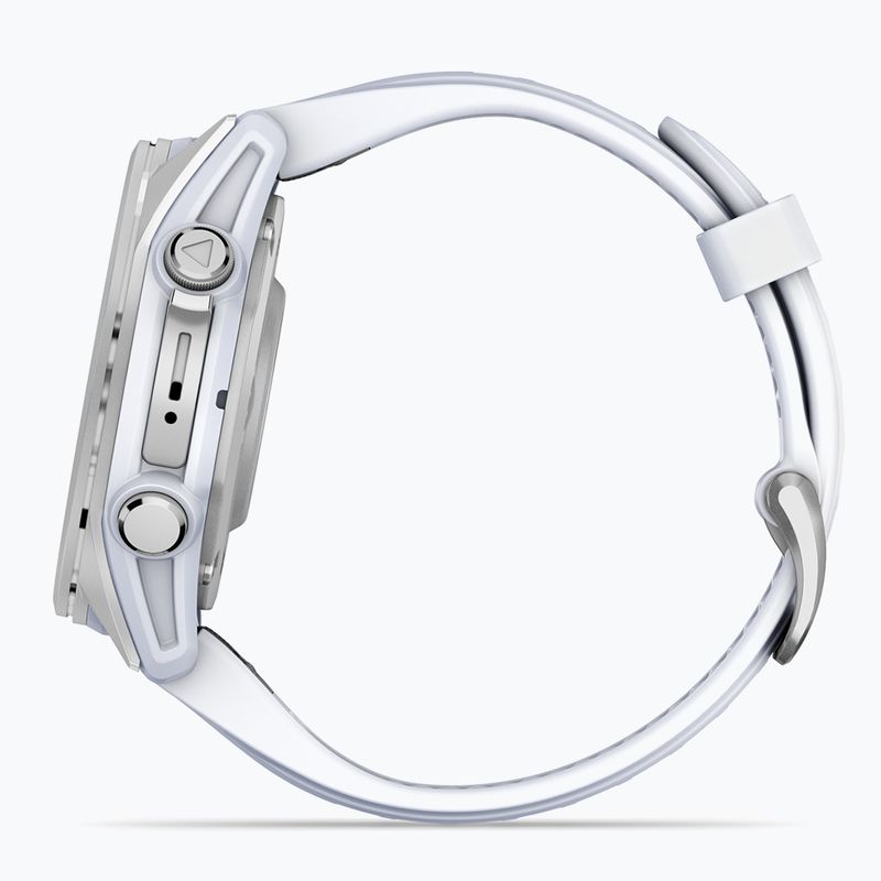 Годинник Garmin Fenix 8 43 mm Amoled silver/white stone 5