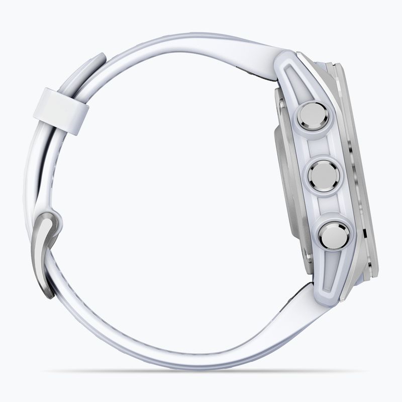Годинник Garmin Fenix 8 43 mm Amoled silver/white stone 6