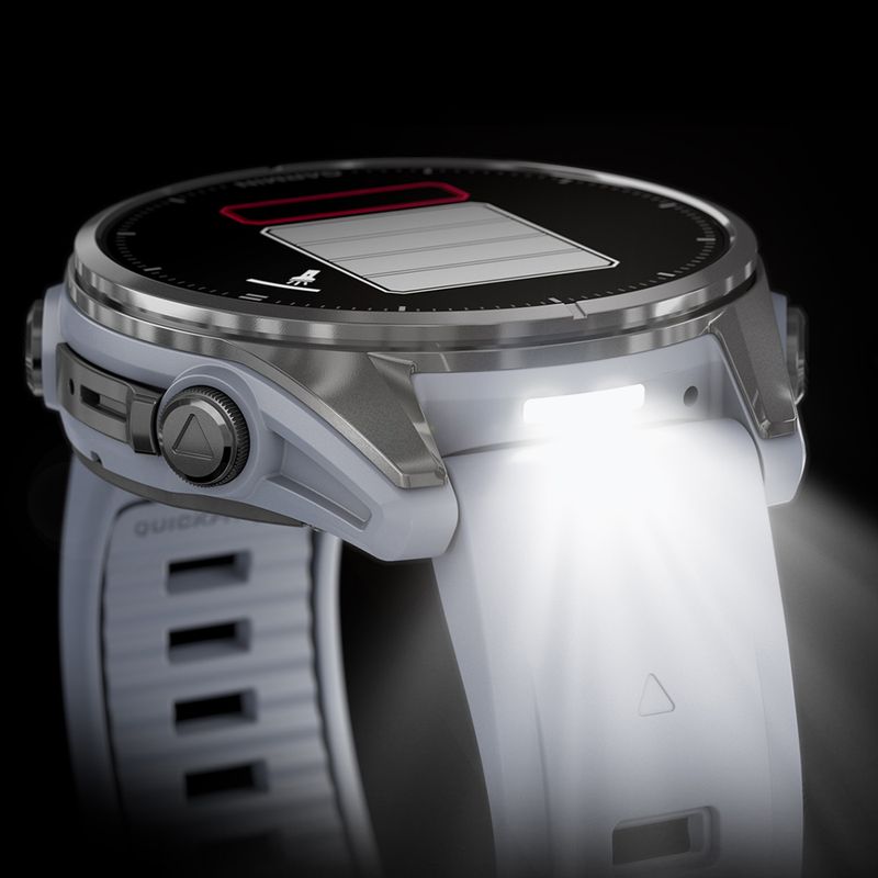 Годинник Garmin Fenix 8 43 mm Amoled silver/white stone 7