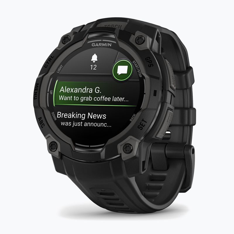 Годинник Garmin Instinct 3 45 мм Amoled black/black 3