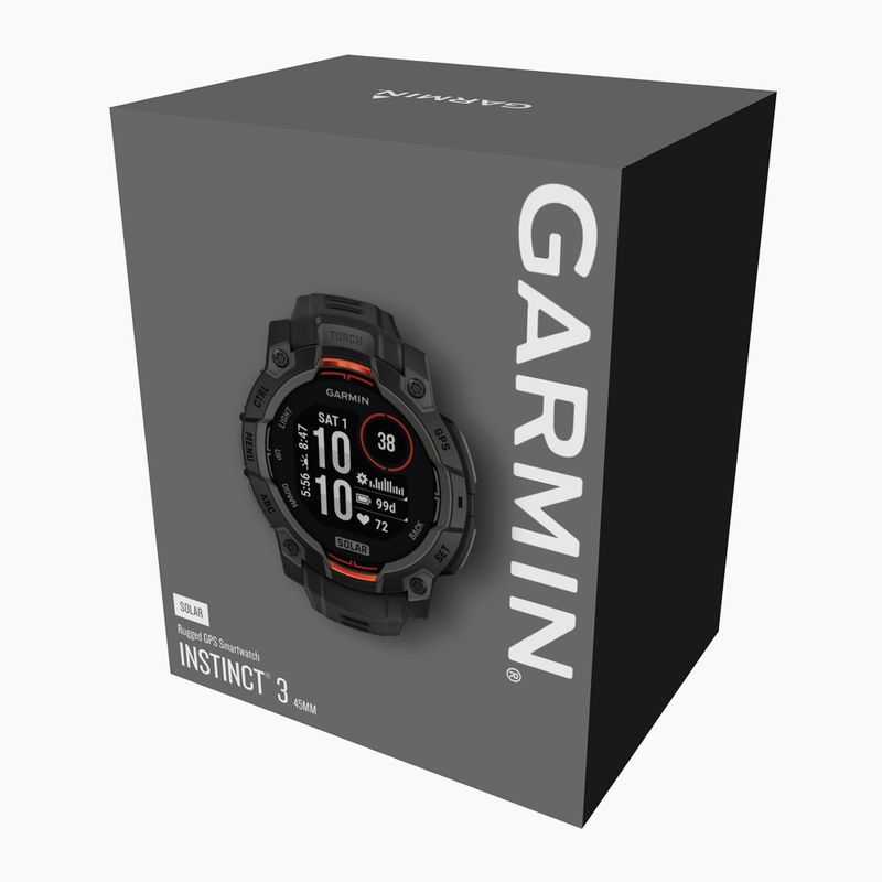 Годинник Garmin Instinct 3 Solar 45 mm black 7
