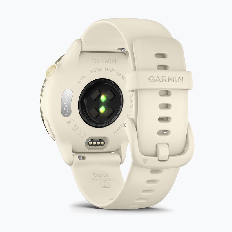 Годинник Garmin Vivoactive 6 lunar gold/bone 4