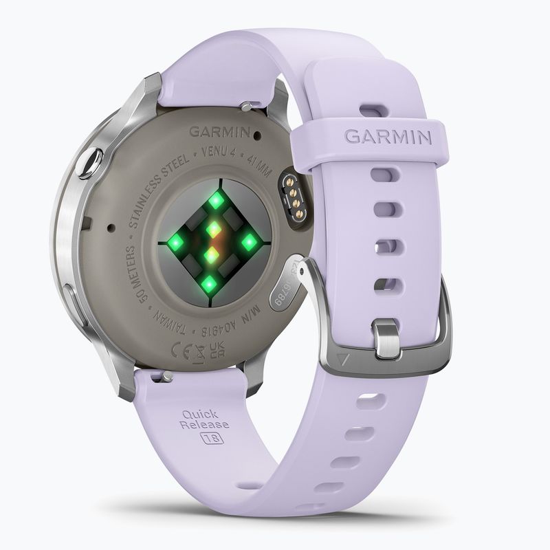 Годинник Garmin Venu 4 41 mm silver/perwinkle 2
