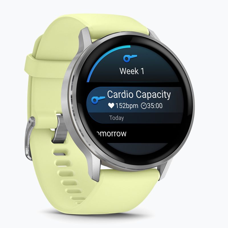 Годинник Garmin Venu 4 45 mm silver/citron 2
