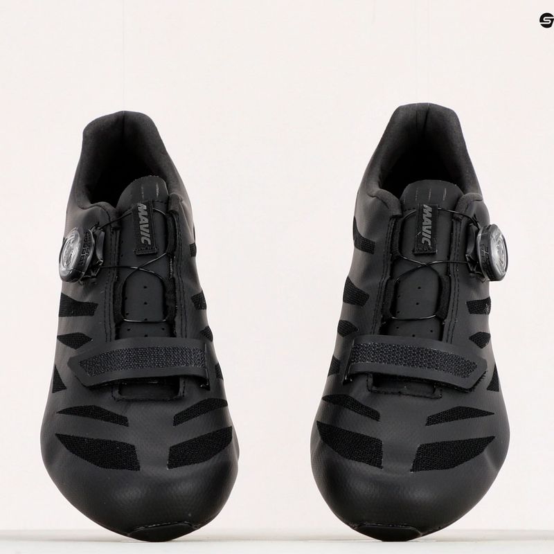 Кросівки велосипедні шосе чоловічі Mavic Tretry Cosmic Elite SL black/black/black 9